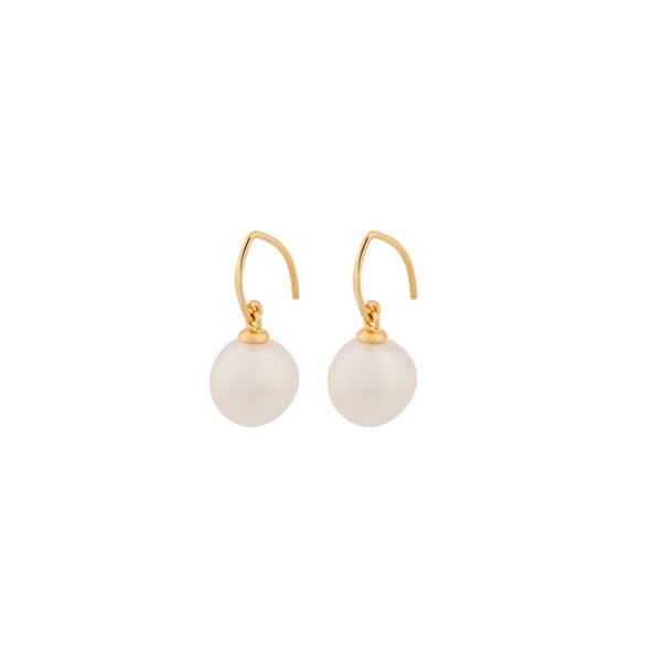 Pernille Corydon Lagoon earhooks 10 mm - forgyldt  : Erling Christensen Møbler