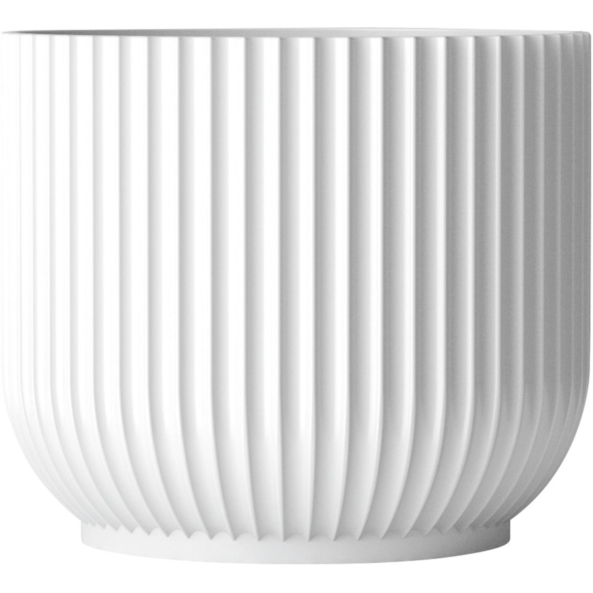 Lyngby porcelæn Flowerpot, stor (H 18,9 x Ø 18 cm.)
