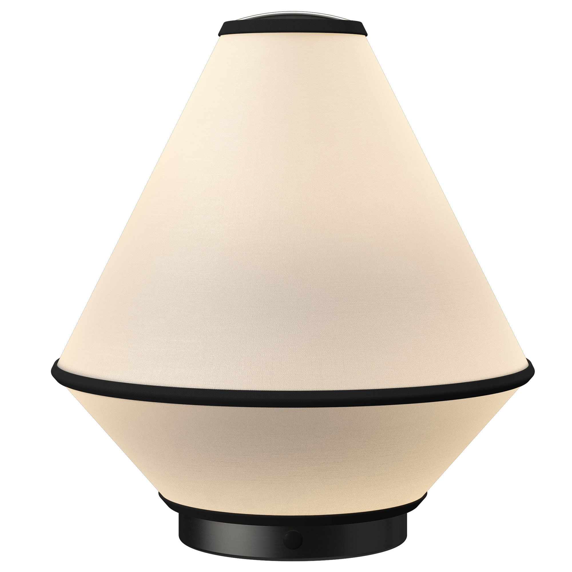Edgeform Tafta Portabel Bordlampe, sort/off-white