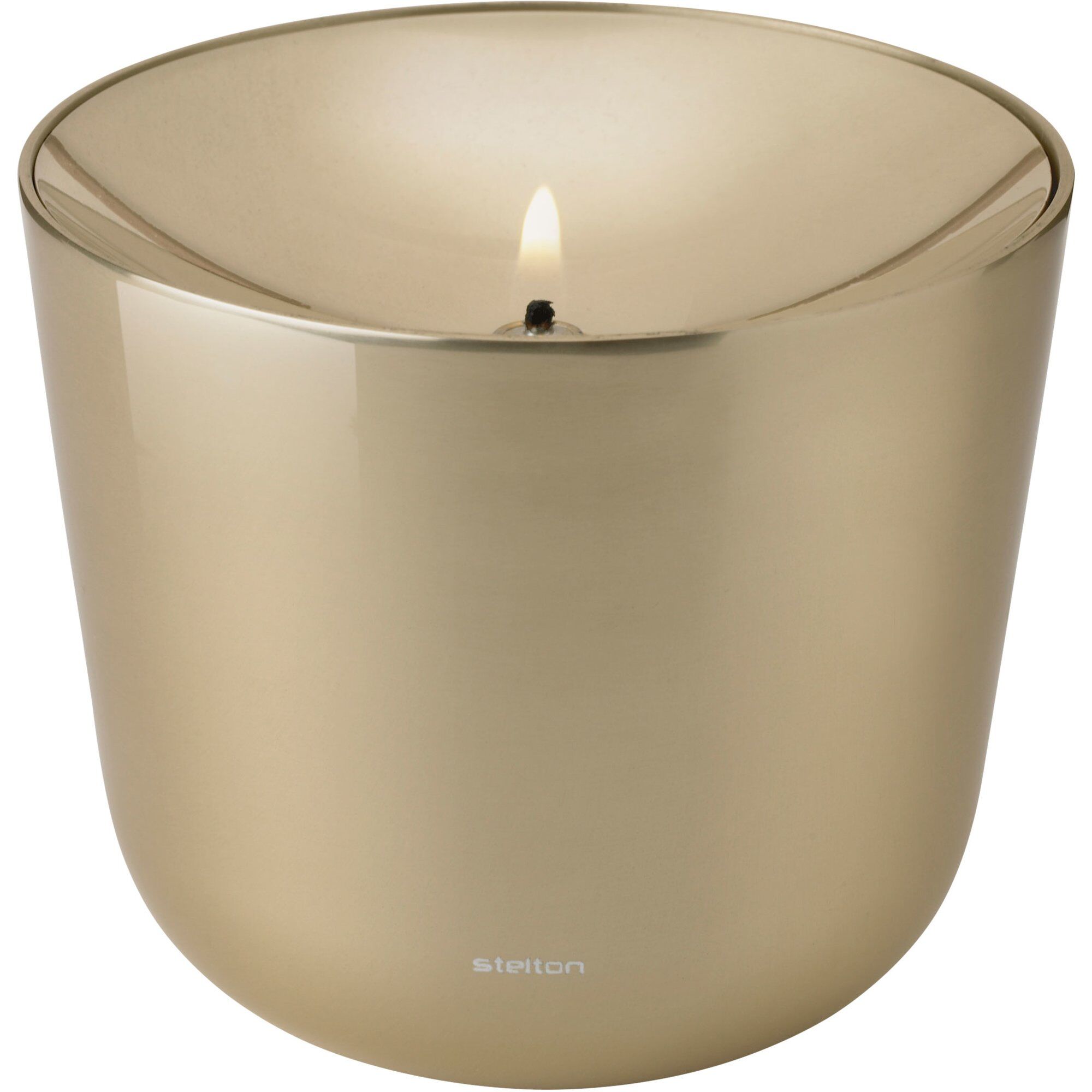 Stelton Solis olielampe, 11,5 cm, brass