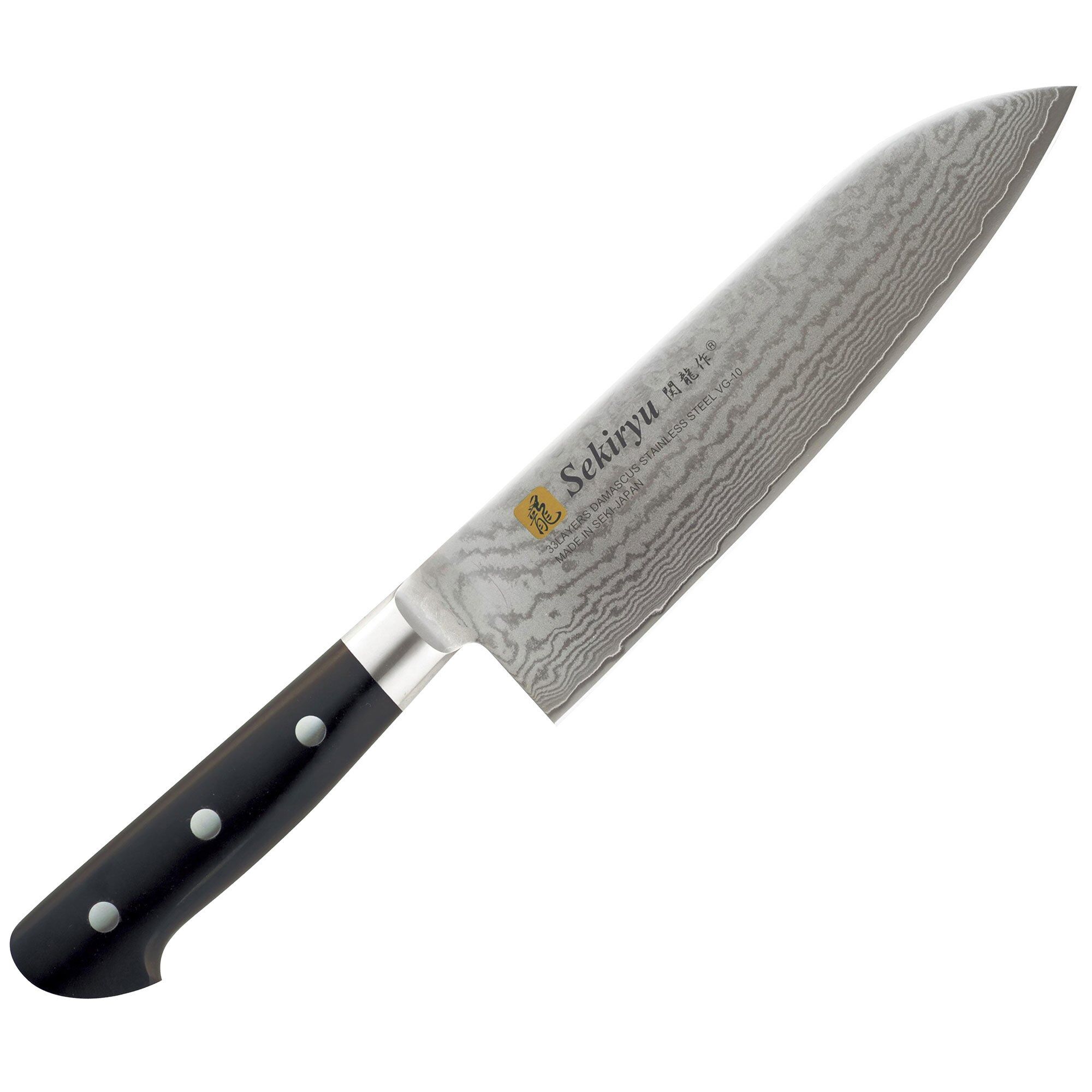 Sekiryu Damask Santokukniv 18 cm