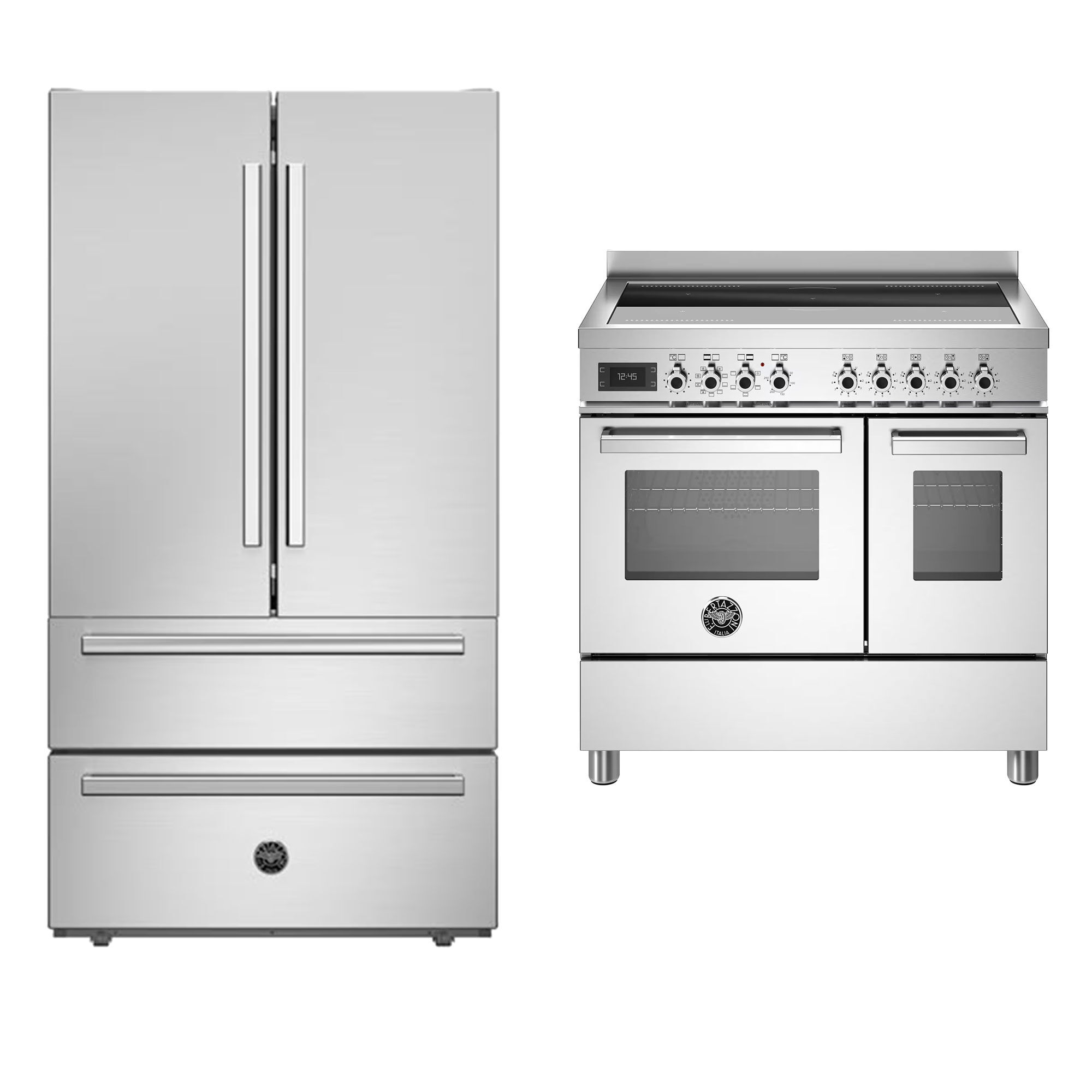 Bertazzoni Professional hvidevarepakke 90 cm, rustfrit stål