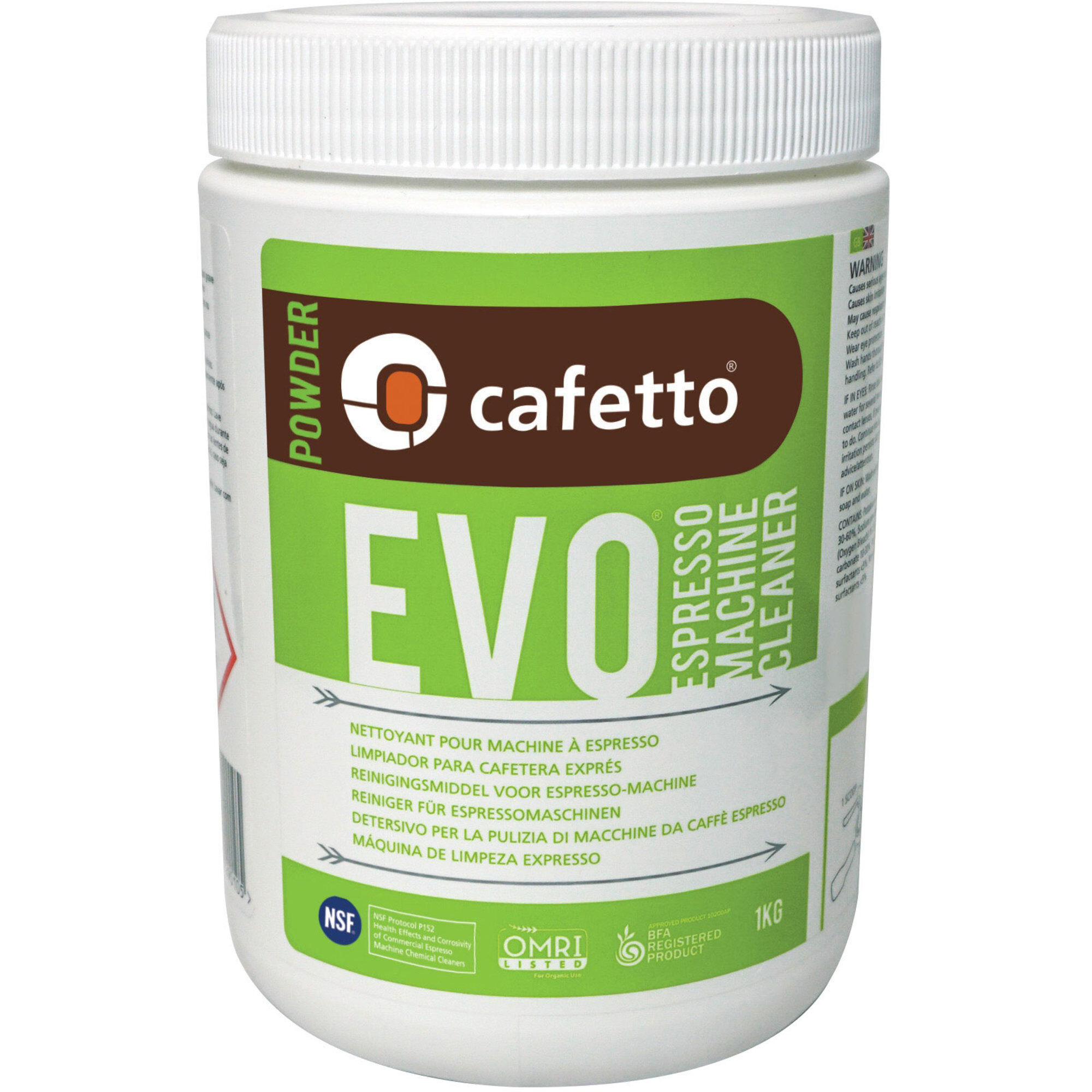 Cafetto EVO Rengøringspulver til espressomaskine 1 kg
