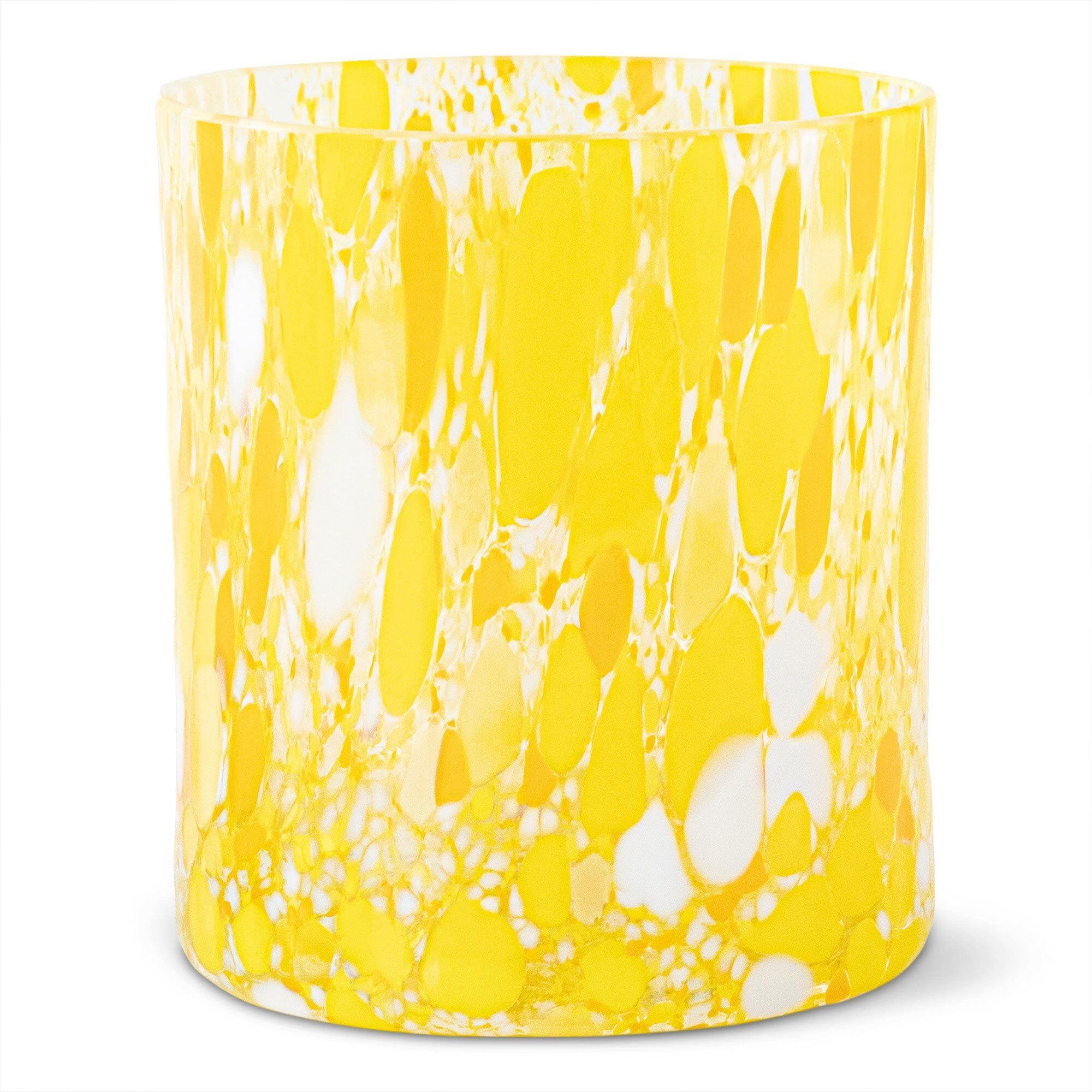 Magnor Swirl Multi drikkeglas 35 cl, gul