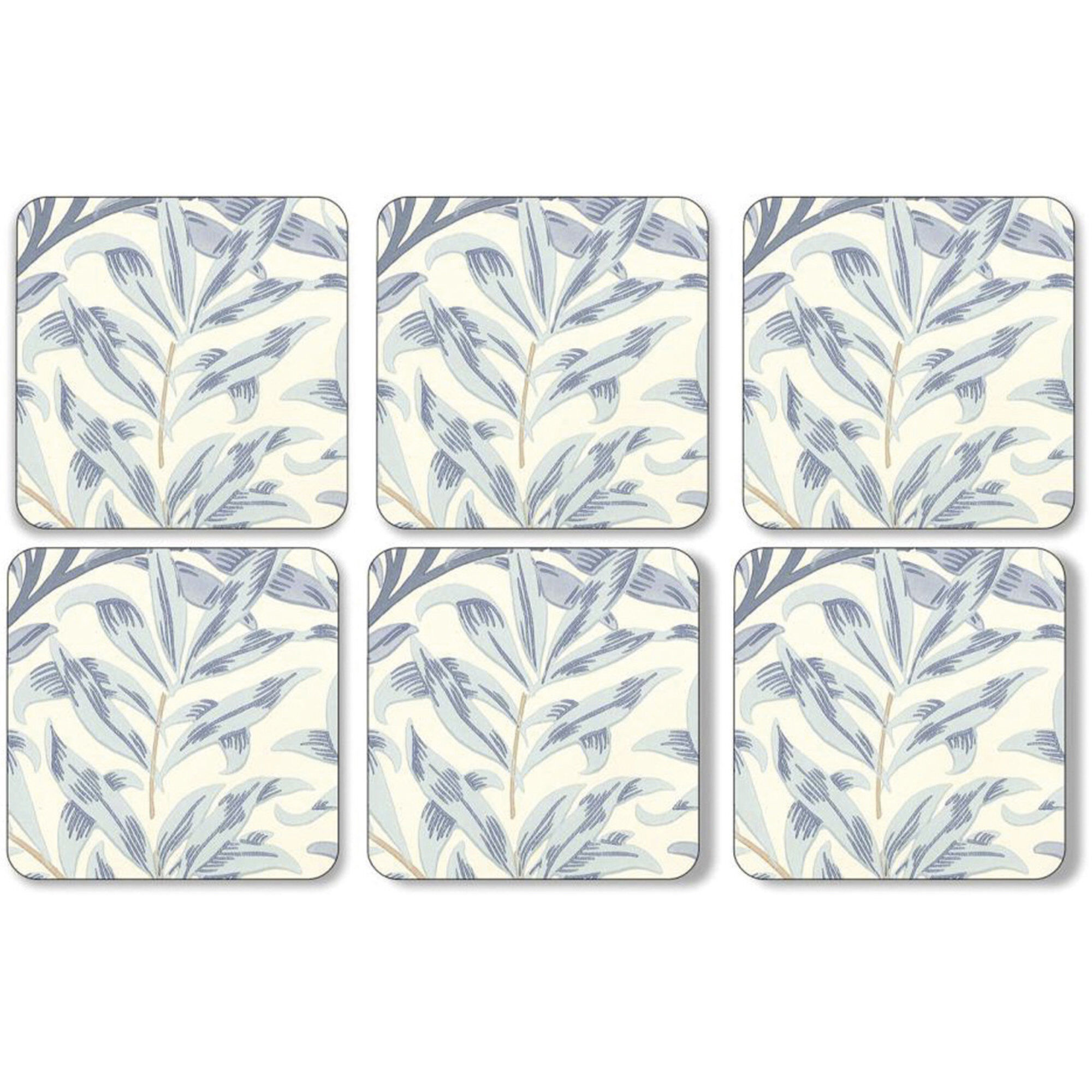 Spode Glasunderlag med mønster af Willow Bough, blå