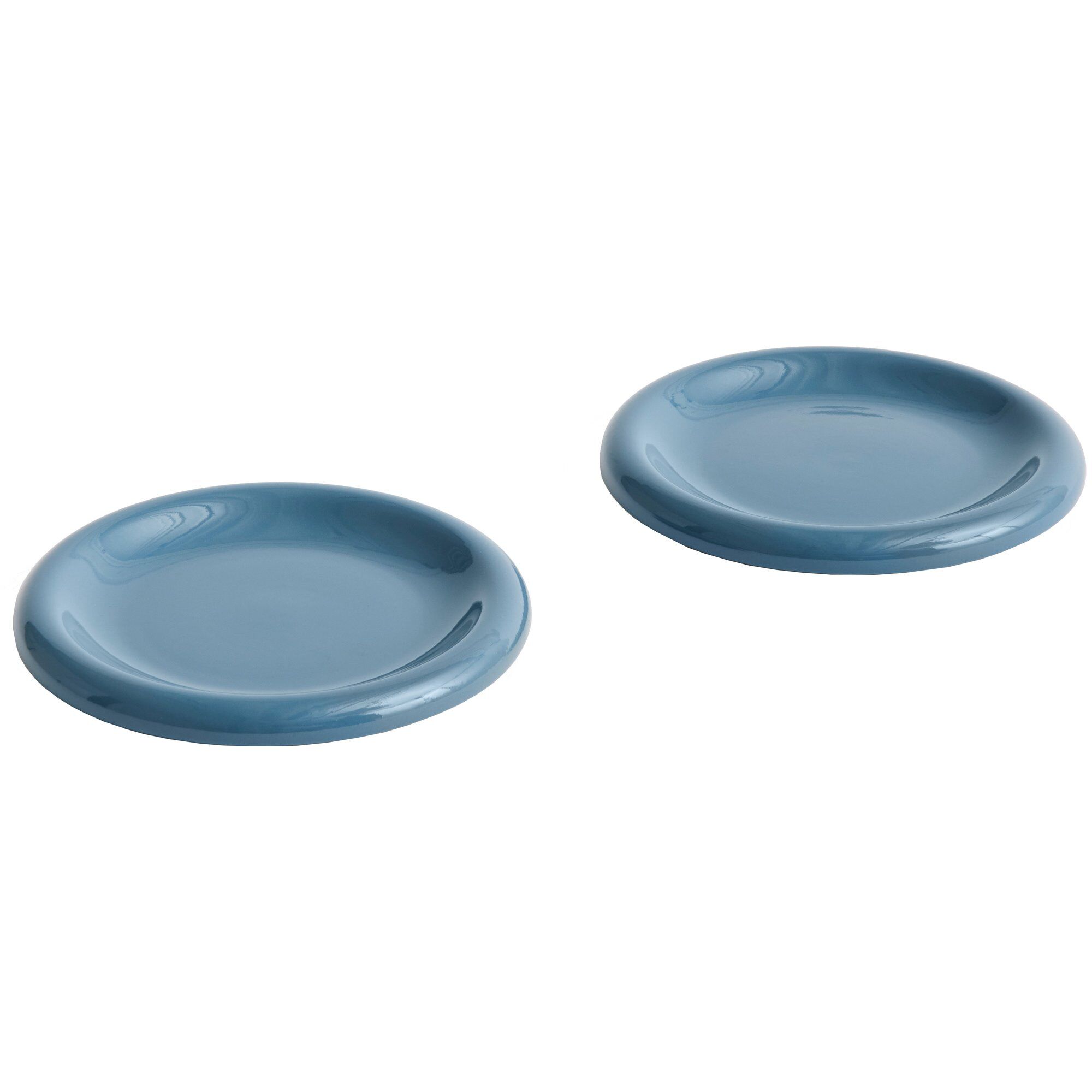 Hay Barro tallerken Ø18, mørkeblå, 2-pack