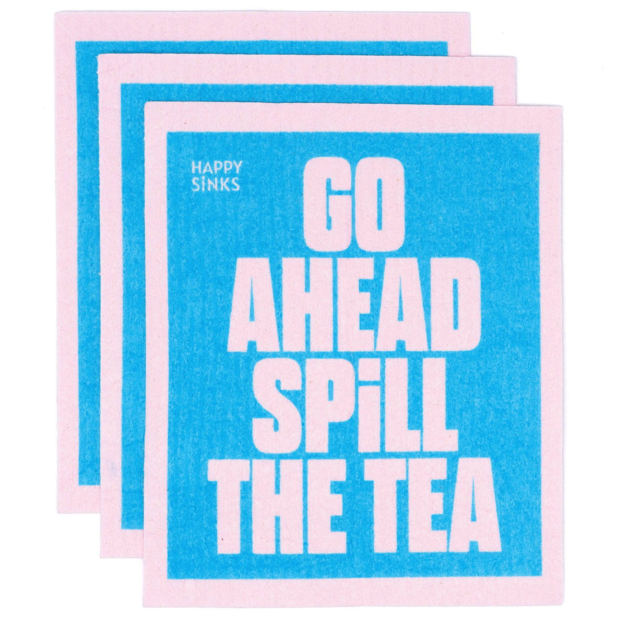 Happy sinks Disktrasa 3-pak premium, spill the tea