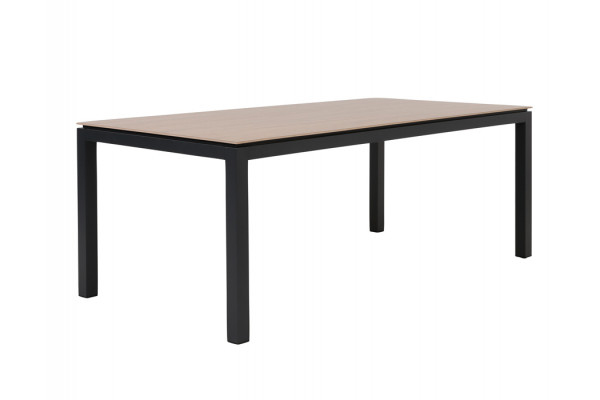Selma Havebord - Silicate - 100x200 cm - Antracitgrå