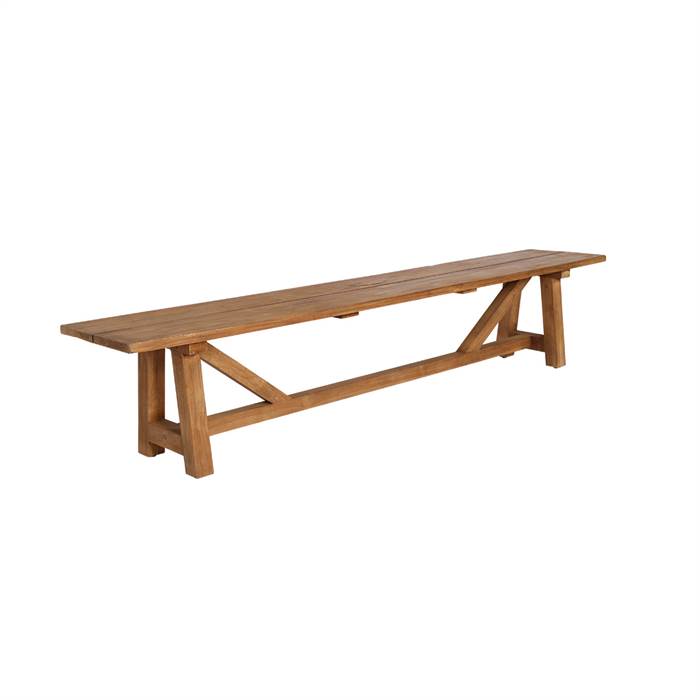 Sika Design George teak havebænk - 220 x 40 cm  : Erling Christensen Møbler