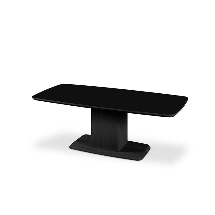 Skovby SM244 / SM267 sofabord - 130 x 65 cm - Bordplade: Sort nano-laminat  : Erling Christensen Møbler