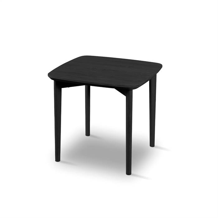Skovby SM240 / SM264 sofabord - 54 x 54 cm - Bordplade i sortlakeret eg  : Erling Christensen Møbler