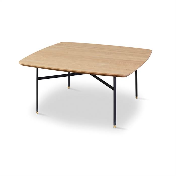 Skovby SM242 / SM262S sofabord - 99 x 99 cm - Bordplade: Massiv olieret eg  : Erling Christensen Møbler