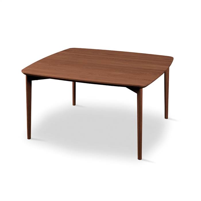 Skovby SM242 / SM265 sofabord - 99 x 99 cm - Bordplade: Naturolieret valnød  : Erling Christensen Møbler