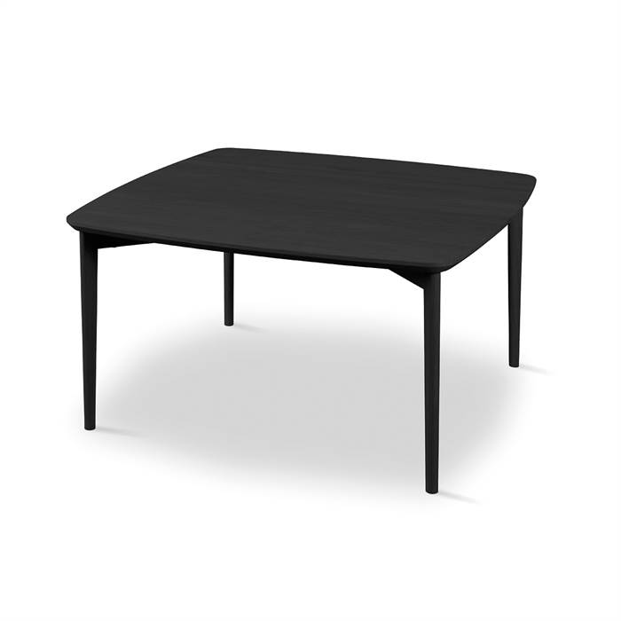 Skovby SM242 / SM265 sofabord - 99 x 99 cm - Bordplade: Sortlakeret eg  : Erling Christensen Møbler