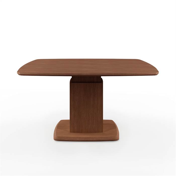 Skovby SM242 / SM266 sofabord - 99 x 99 cm - Bordplade: Naturolieret valnød  : Erling Christensen Møbler