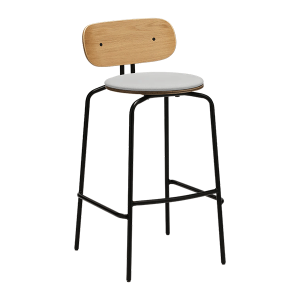 Umage Curious Barstol - Sort / Sterling  : Erling Christensen Møbler