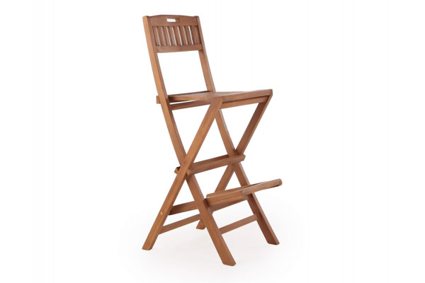 Teak Barstol