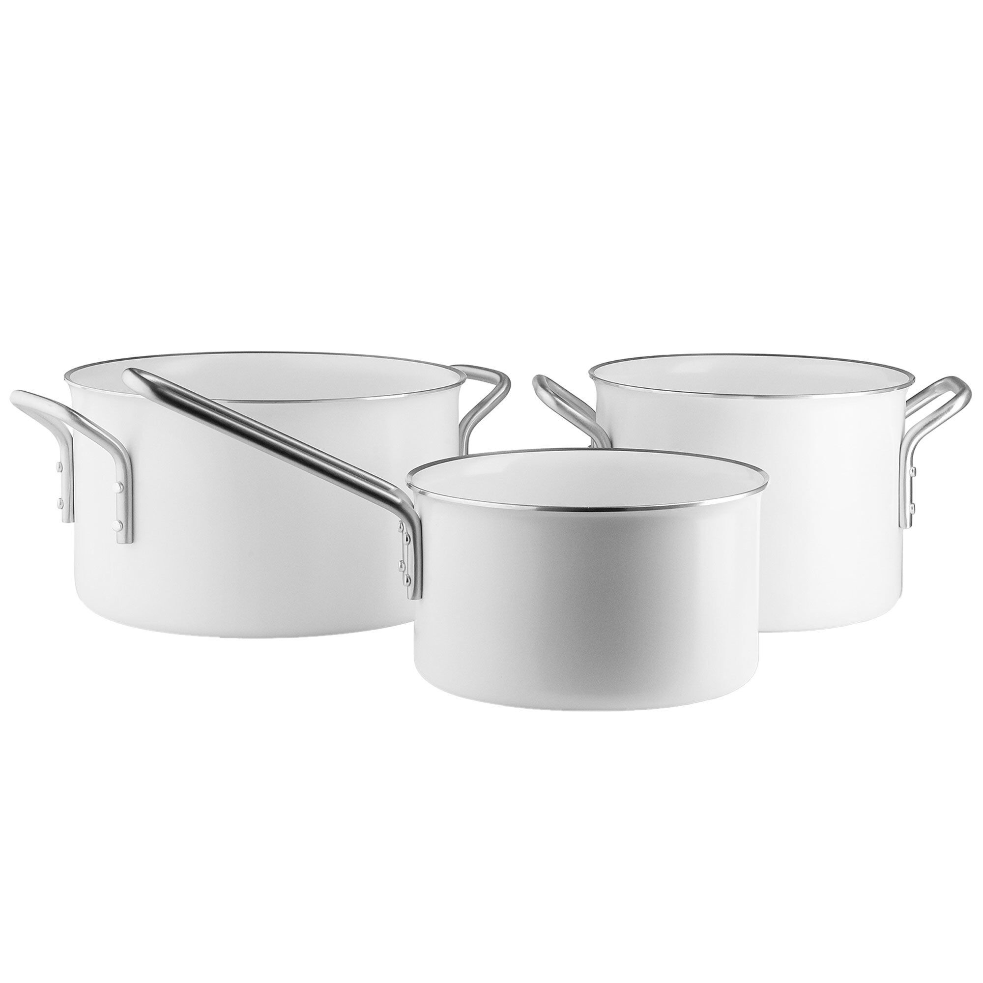 Eva trio White Line grydesæt 3 dele