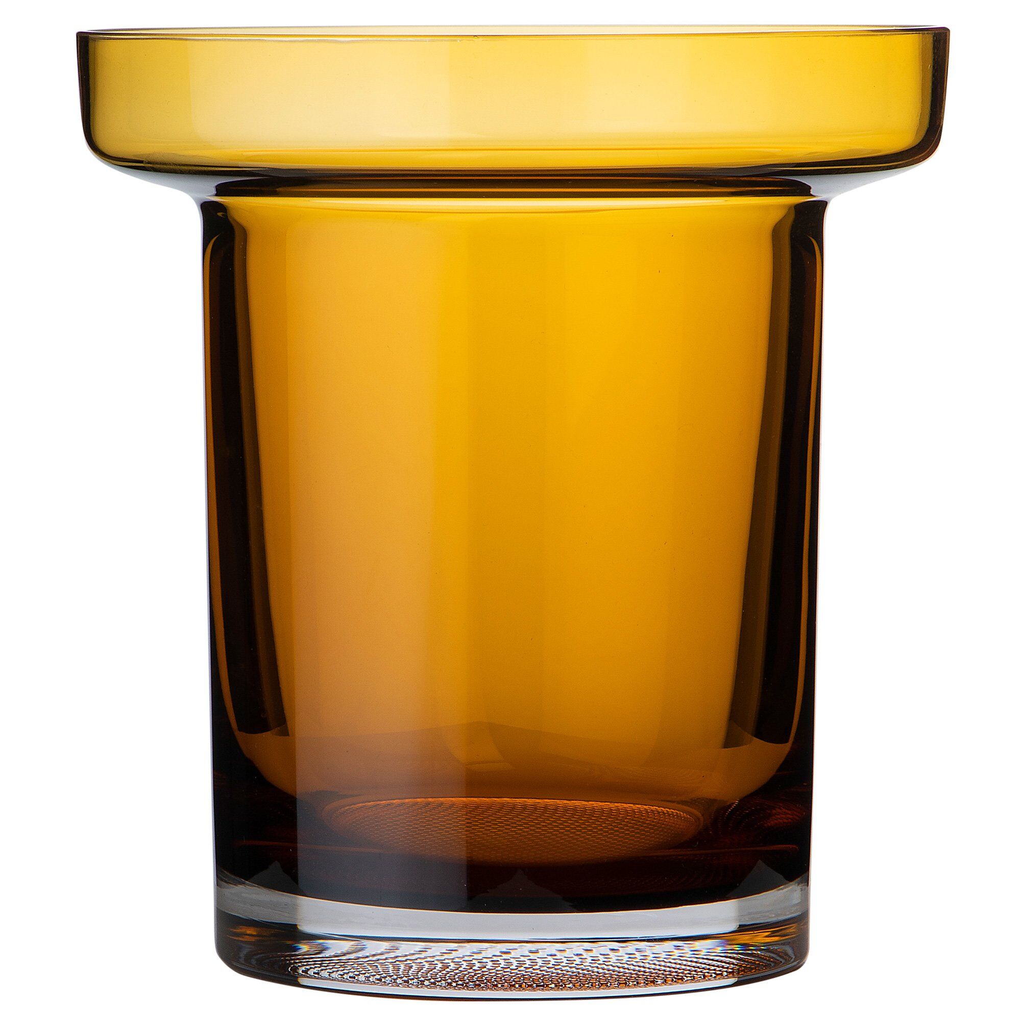 Kosta boda Limelight tulipan vase 19,5 cm, amber