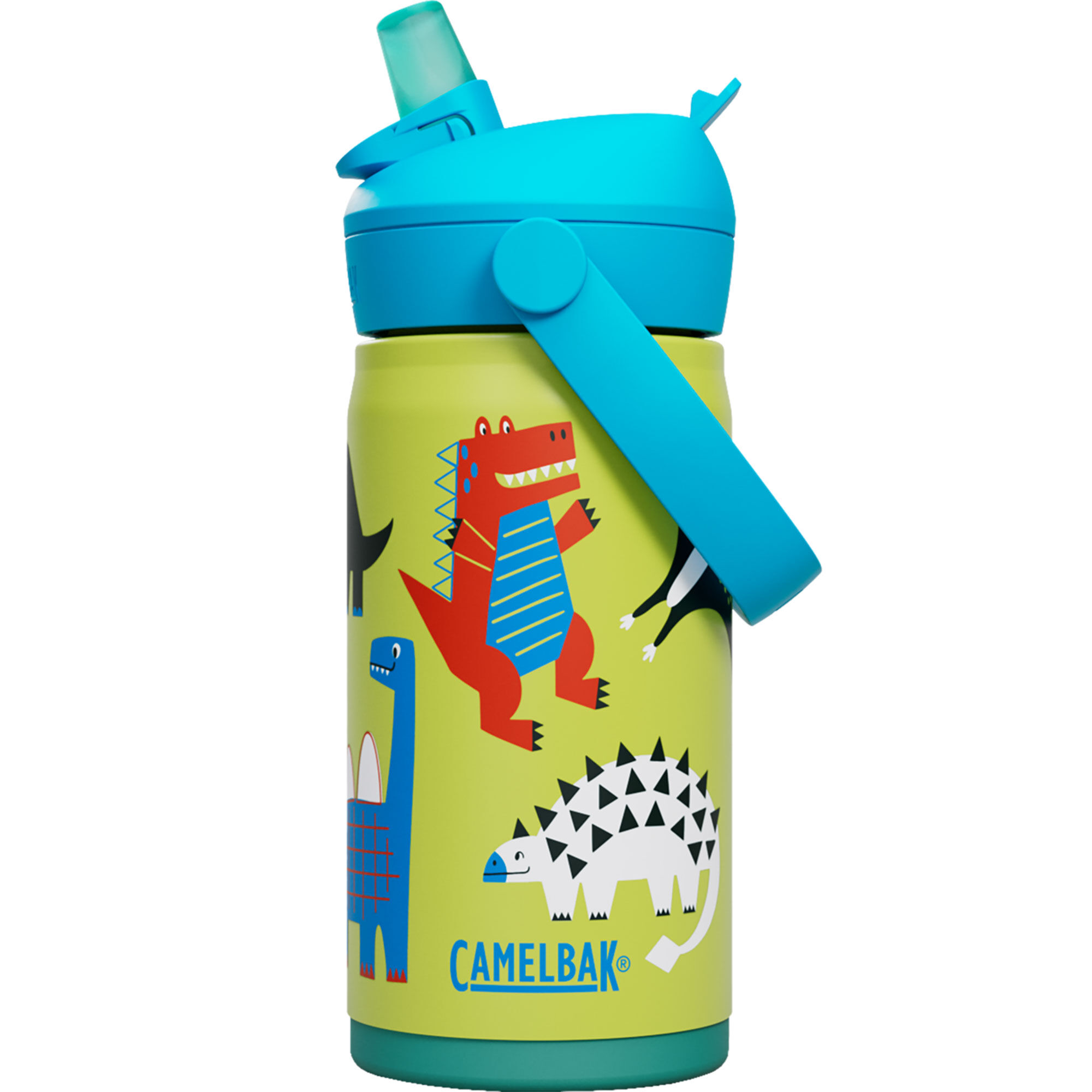 Camelbak Thrive Flip Straw Kids drikkeflaske 0,35 liter, Dino Jam