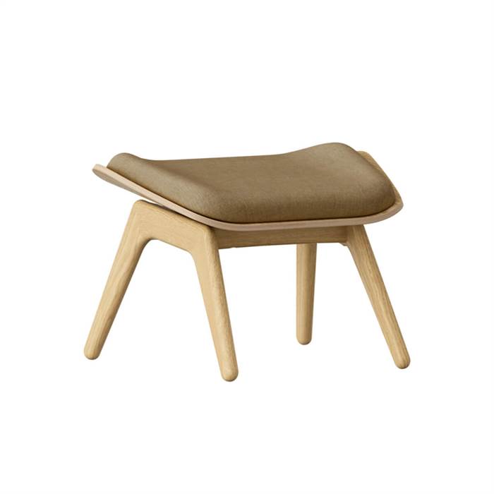 Umage The Reader Ottoman - Sugar brown - Lys eg  : Erling Christensen Møbler