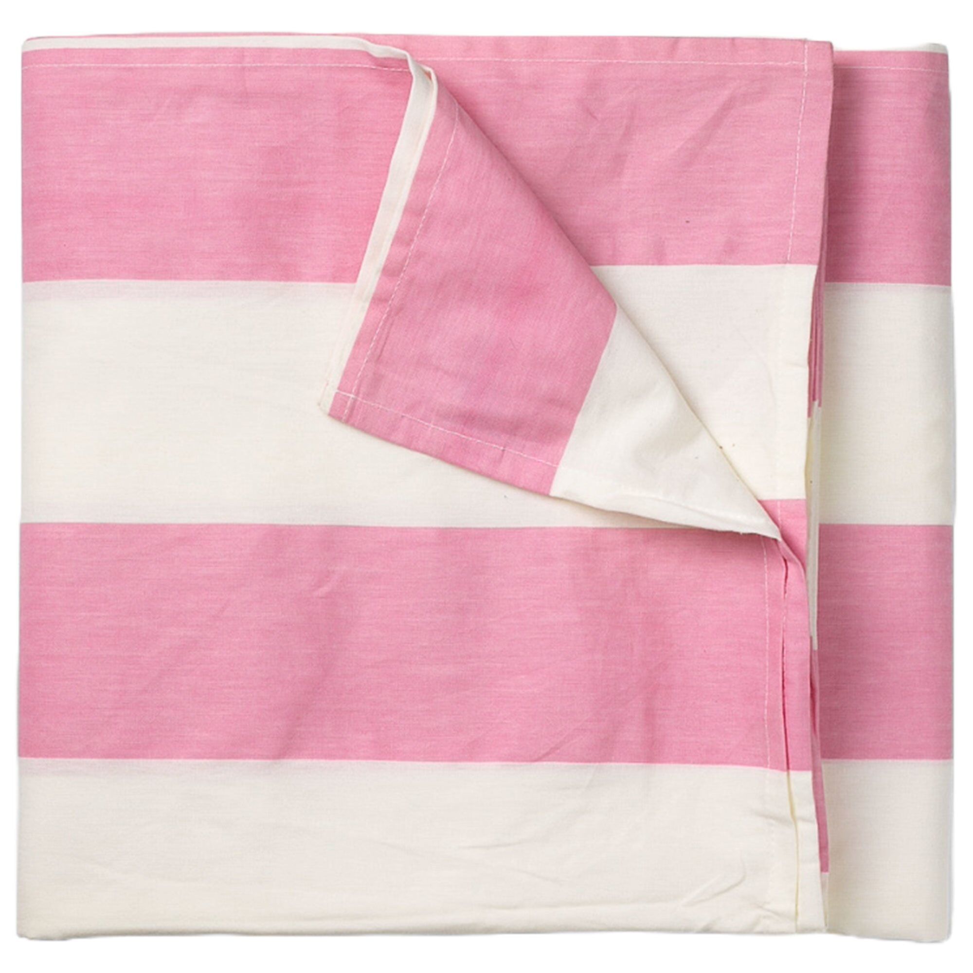 Midnatt Gaia dug 145x145 cm, rosa/hvid