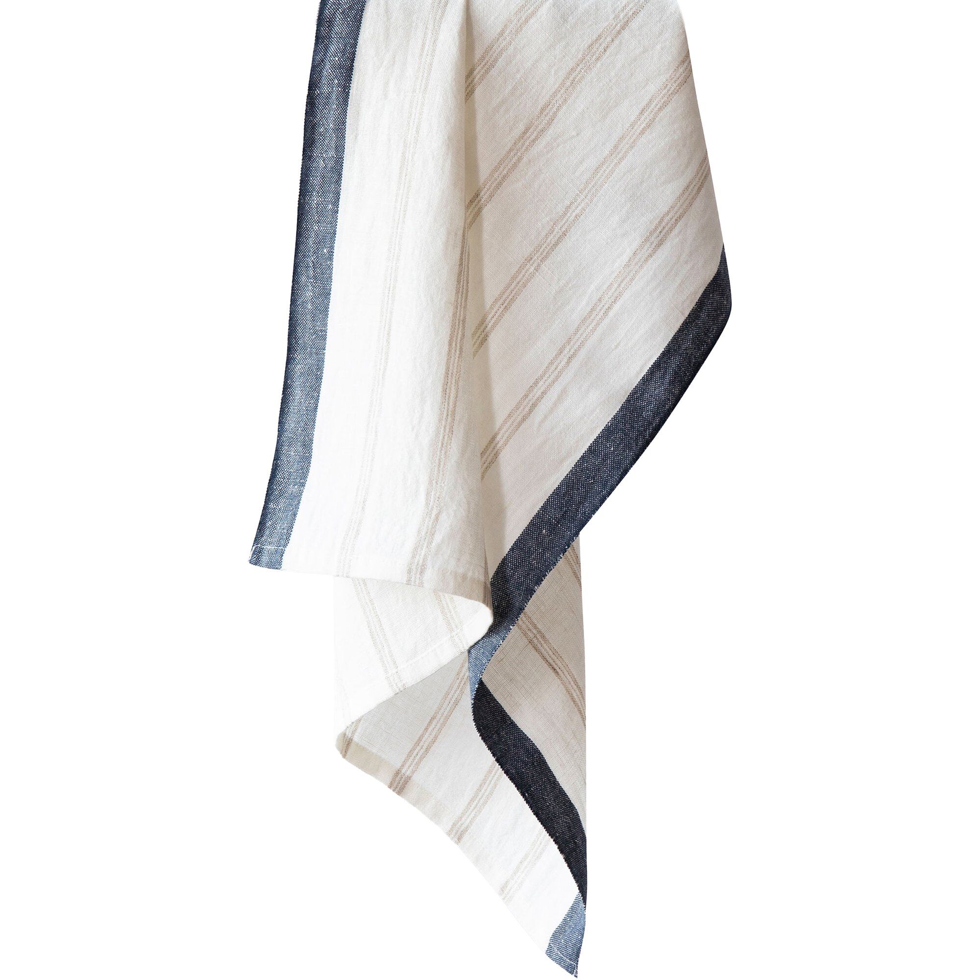 Tell me more Maya viskestykke 70x50 cm, natural stripe