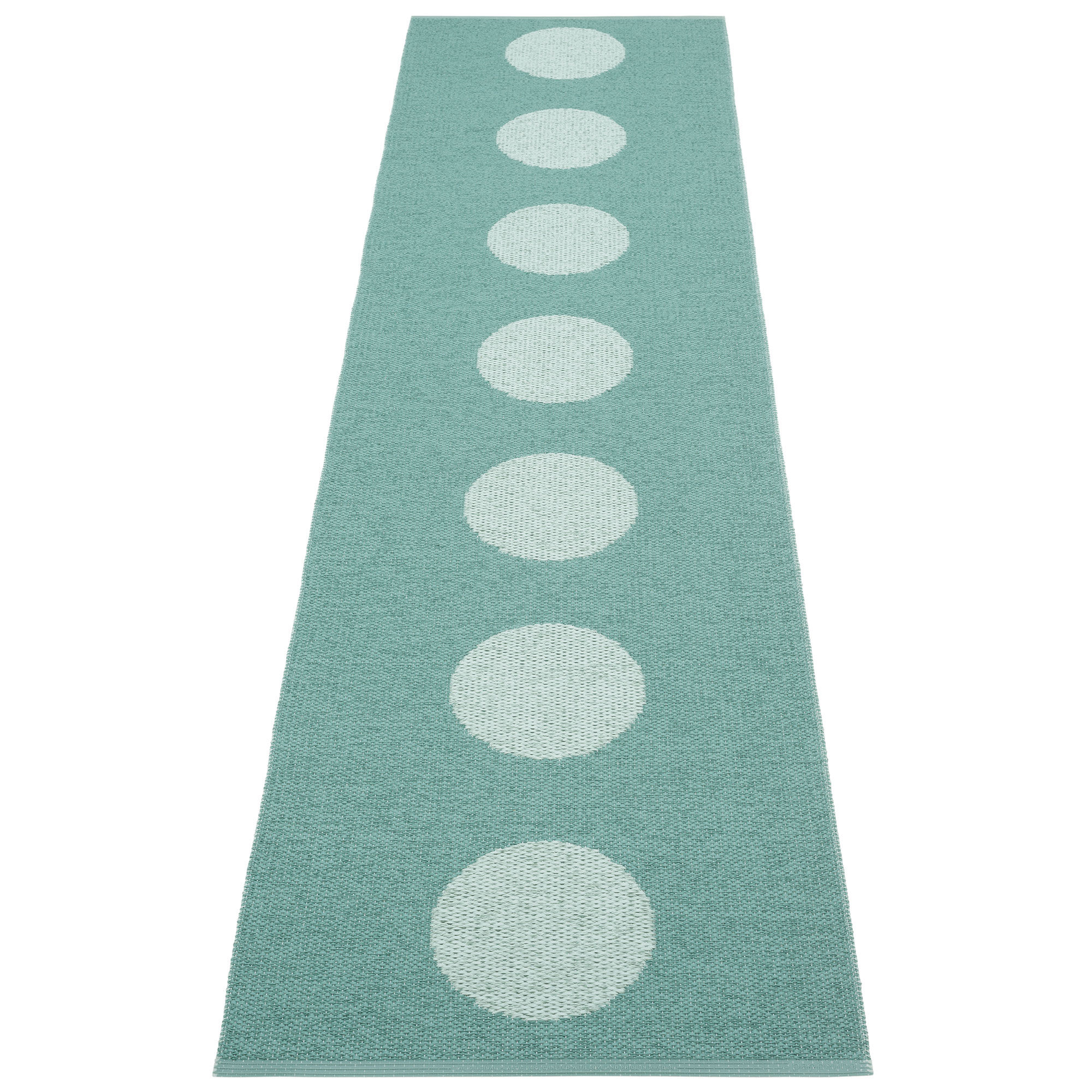 Pappelina Vera Pop Tæppe 70x280 cm, jade/turkis