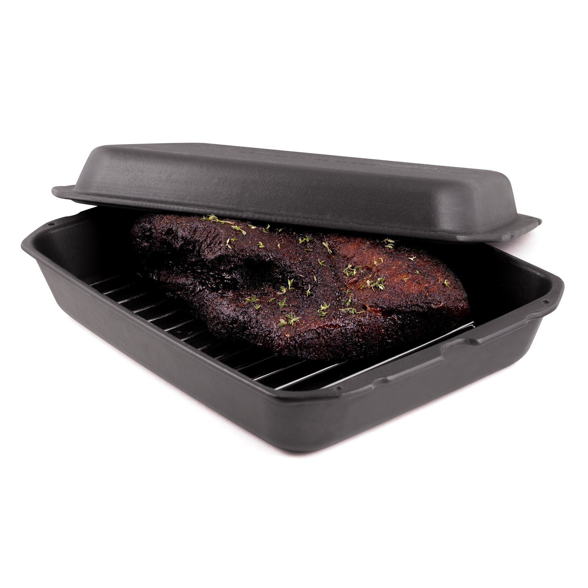 Broil king Støbejernsgryde king size 44 x 33 cm, sort