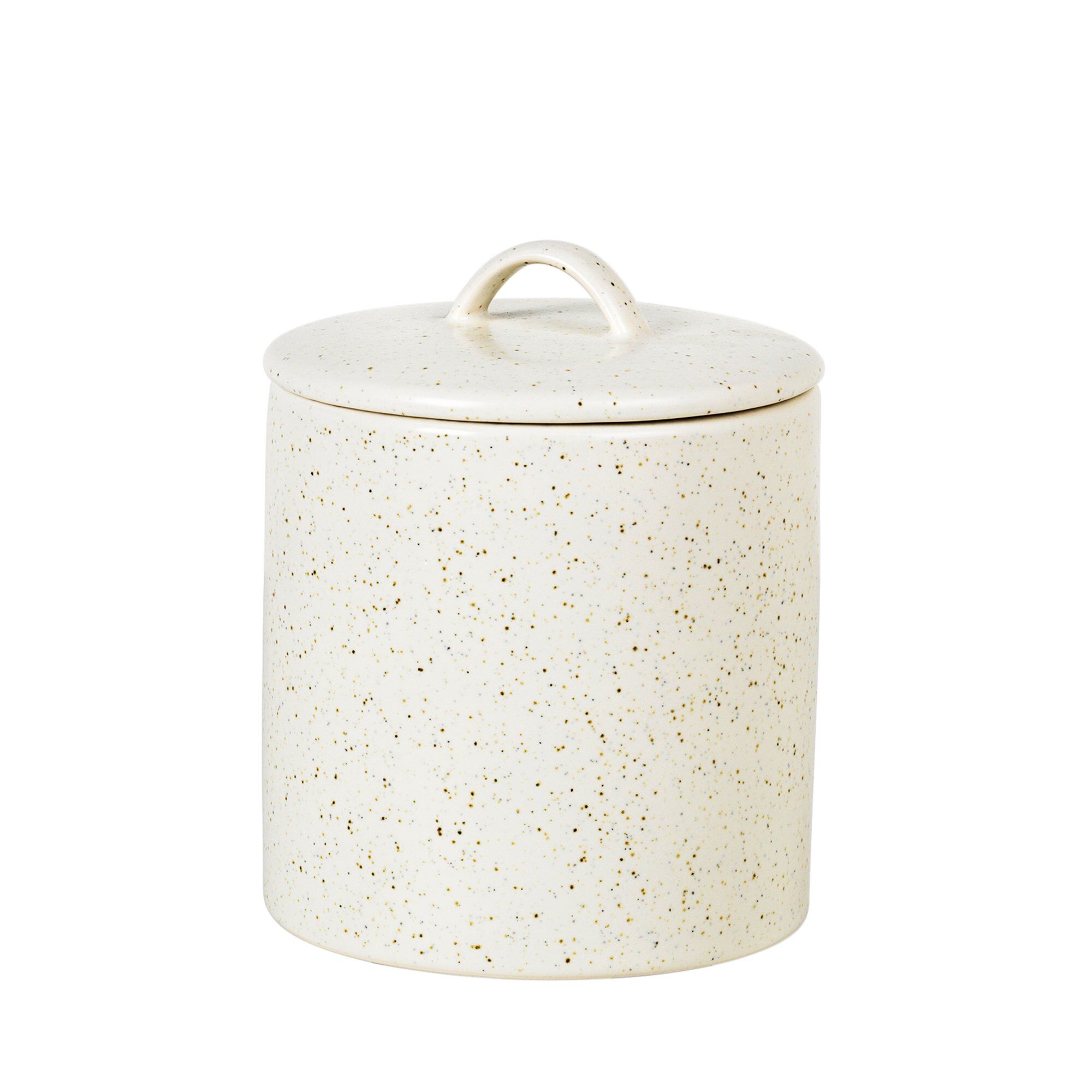 Broste Nordic Vanilla krukke med låg 12 cm