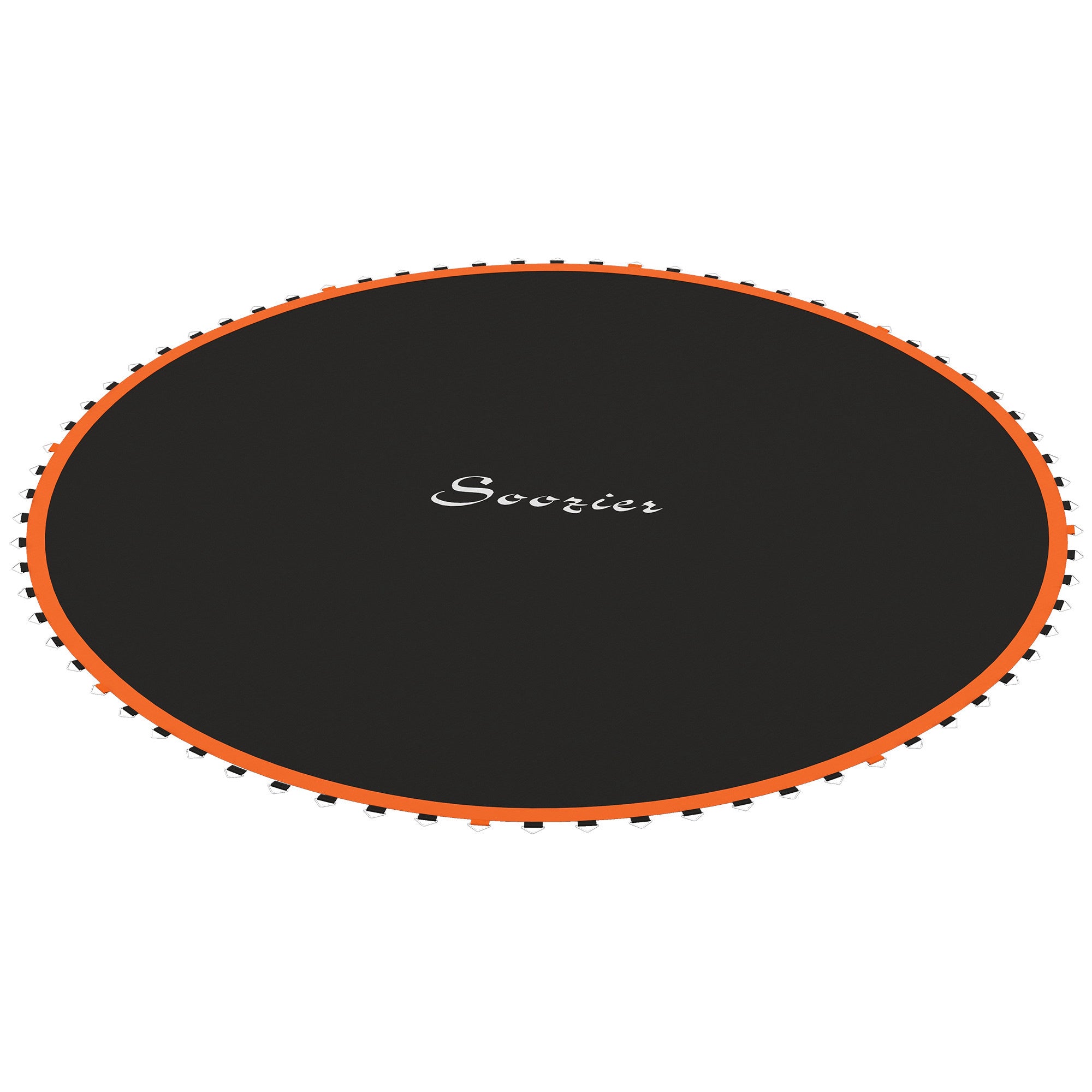 Trampolinmåtte, rund hoppeflade, polypropylen, orange