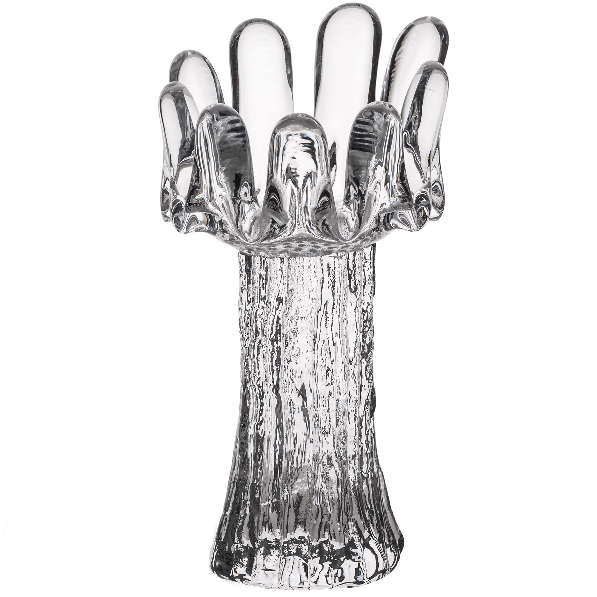 Kosta Boda Sunflower lysestage 180 mm, klar