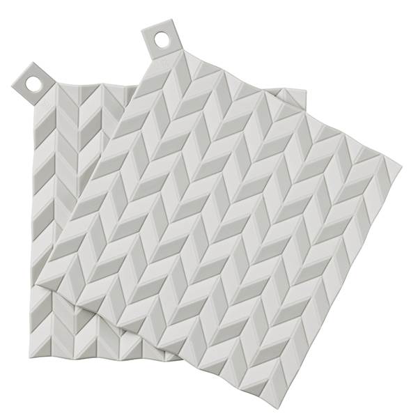 Rig-Tig HOLD-ON grydelapper, light grey - 2 stk.  : Erling Christensen Møbler