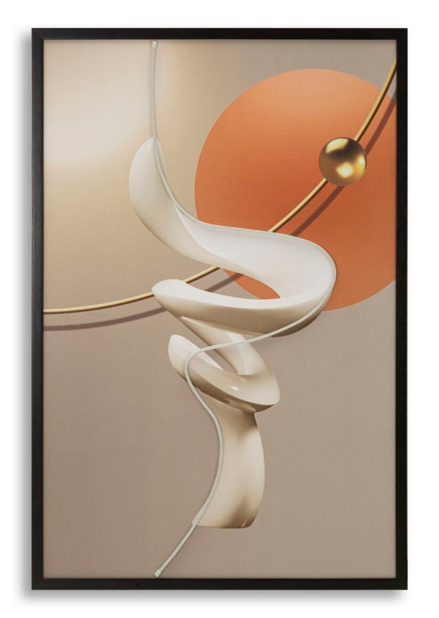 Canvasbillede med LED Abstract -B- (80 x 4 x 120 cm)