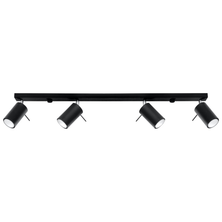 Loftslampe RING 4L sort