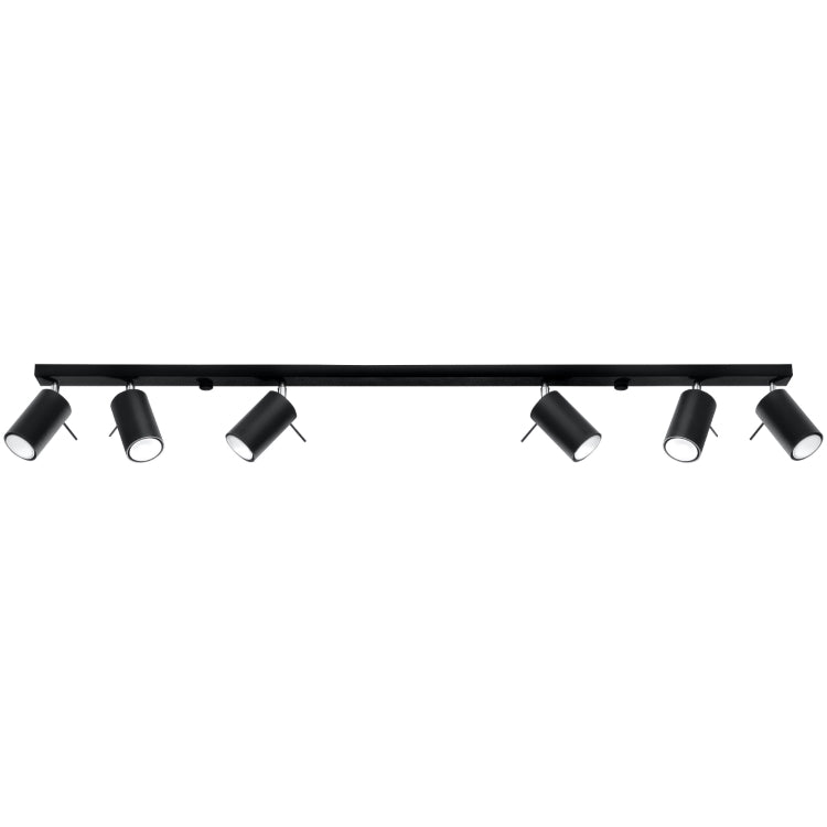 Loftslampe RING 6L sort