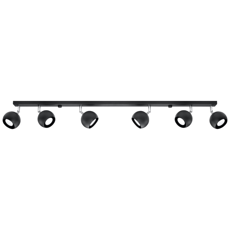 Loftslampe OCULARE 6L sort