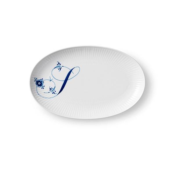 Royal Copenhagen Alfabet Kollektion Asiet, S, 23,5 cm  : Erling Christensen Møbler
