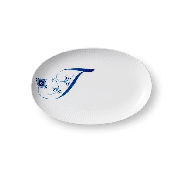 Royal Copenhagen Alfabet Kollektion Asiet, T, 23,5 cm  : Erling Christensen Møbler