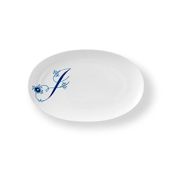 Royal Copenhagen Alfabet Kollektion Asiet, J, 23,5 cm  : Erling Christensen Møbler