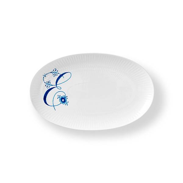 Royal Copenhagen Alfabet Kollektion Asiet, E, 23,5 cm  : Erling Christensen Møbler