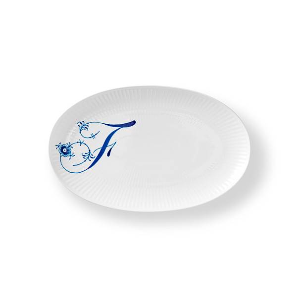 Royal Copenhagen Alfabet Kollektion Asiet, F, 23,5 cm  : Erling Christensen Møbler