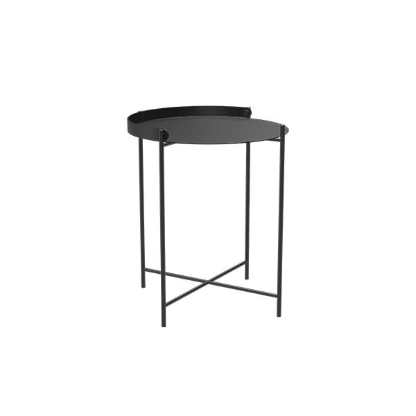 HOUE EDGE sidebord - Ø46 cm - Black  : Erling Christensen Møbler