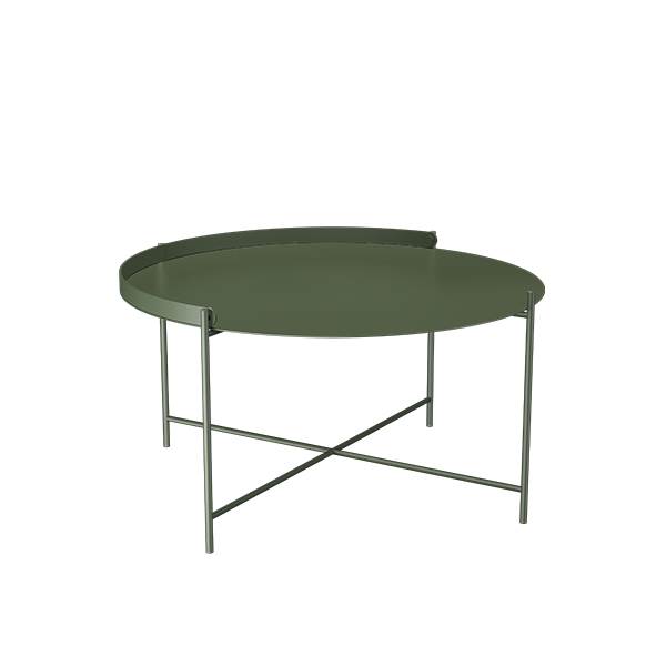 HOUE EDGE sidebord - Ø76 cm - Olive green  : Erling Christensen Møbler