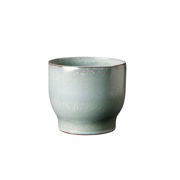 Knabstrup Keramik urtepotteskjuler, soft mint - Ø:12,5 cm  : Erling Christensen Møbler