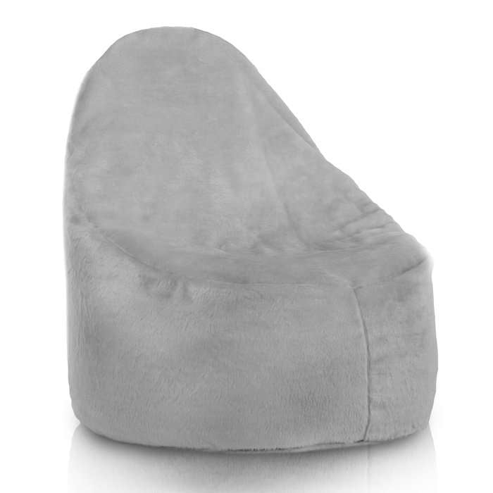 Porto Smart Bean Bag Floor Seat - Yeti Faux Fur, Grå