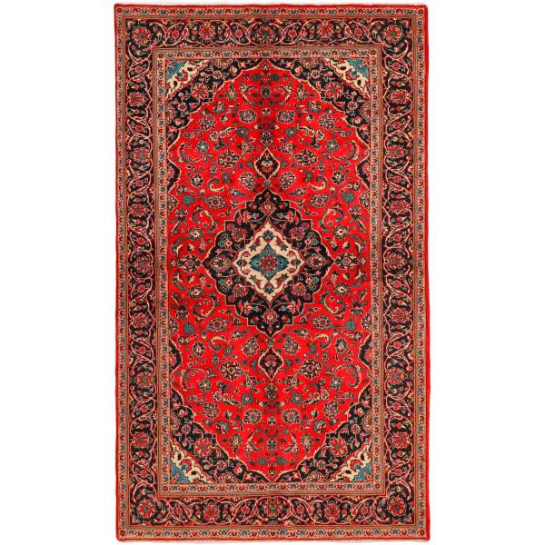 Reza Ægte tæppe Iran Keshan - 150 x 251 cm : Erling Christensen Møbler  : Erling Christensen Møbler