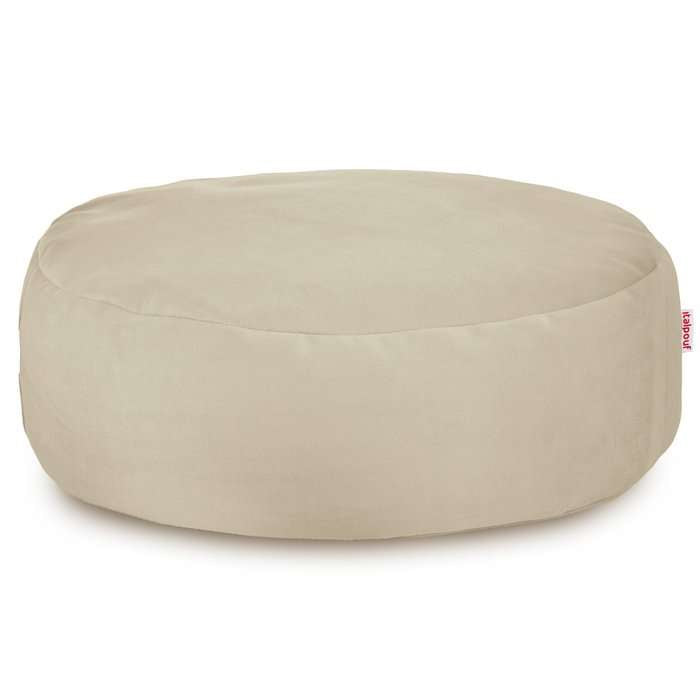Round Footstool Pouffe - Soft Velvet, 27219