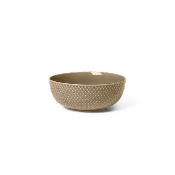 Lyngby Porcelæn Rhombe Earth skål Ø15.5 cm - Clay  : Erling Christensen Møbler