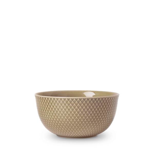 Lyngby Porcelæn Rhombe Earth skål Ø17,5 cm - Clay  : Erling Christensen Møbler